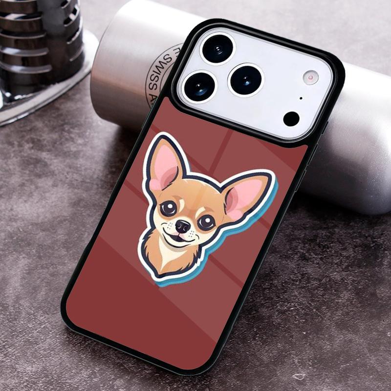 Chihuahua Dog Cute Animal Phone Case For iPhone 17 16 15 14 13 12 11 Pro Max Plus 17Air Soft Silicone Cover