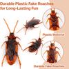 Fake Kakerlaken Spielzeug Set, Realistische Fake Kakerlaken Tolle Möglichkeit, einen Streich zu spielen, Falsche Kakerlaken für Halloween Streichspielzeug, Kinder Trick Witzspielzeug Erwachsene