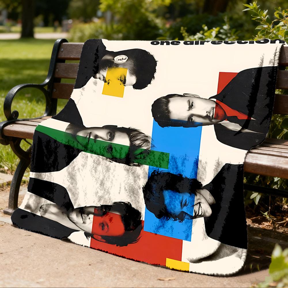 1 Stück One Direction Outdoor Personalisierte Flanelldecke, Weiche, Leichte Personalisierte Flanelldecke, Digitaldruck,
