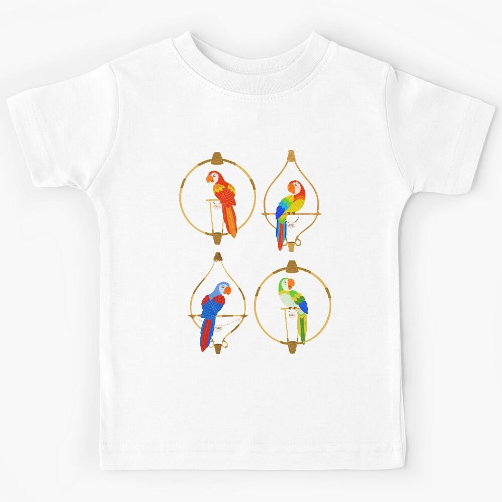Tiki Birds Kids T-Shirt 140