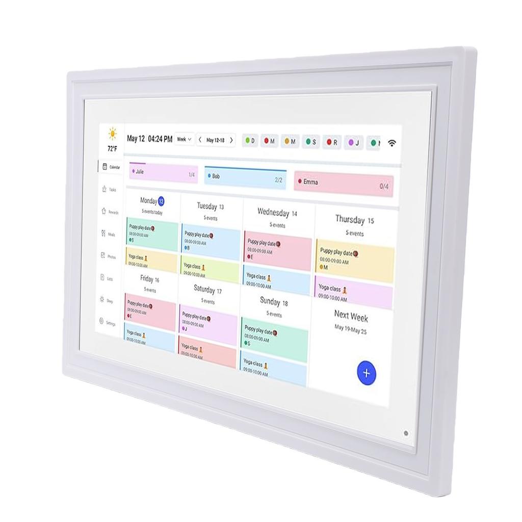 Calendario Digitale Intelligente 21,5 Pollici Touchscreen WiFi Display Interattivo Calendario Digitale Planner con APP Memoria 32G per