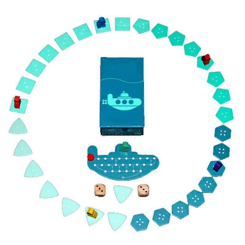 Hlubokomořské dobrodružství Stolní hra 2-6 hráčů Rodinná párty Nejlepší dárek pro děti Zábavná anglická hra