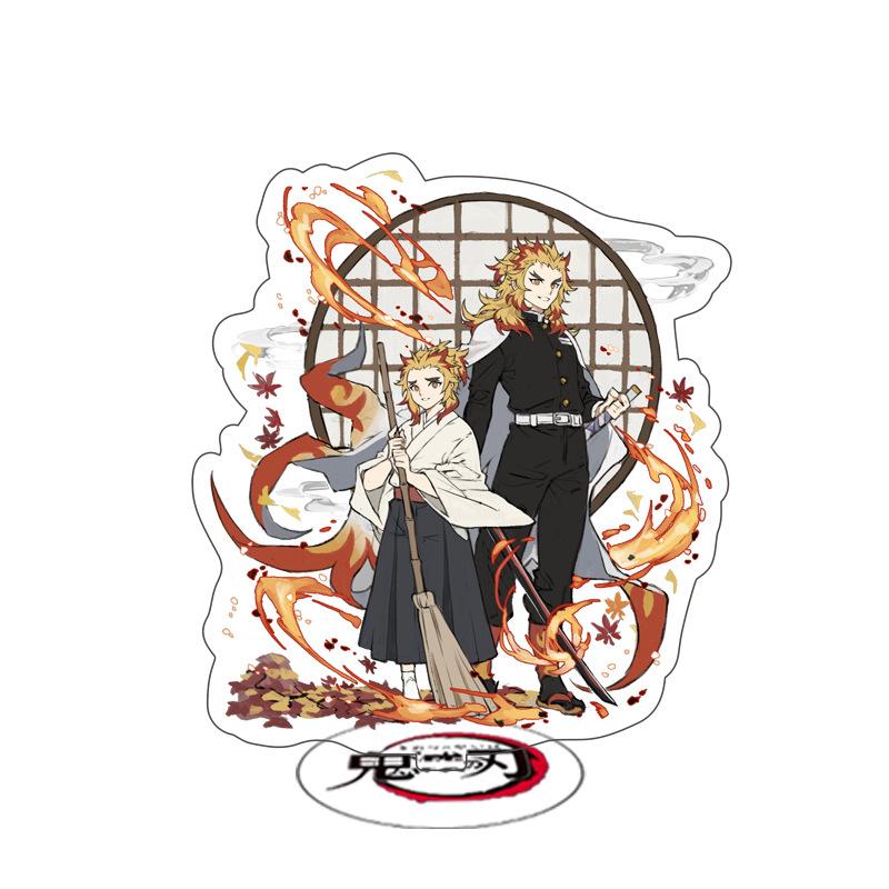 Demon Slayer Anime Acrylic Stand Kimetsu No Yaiba Kamado Tanjirou Hashira Giyuu Action Figure Desk Model Toy
