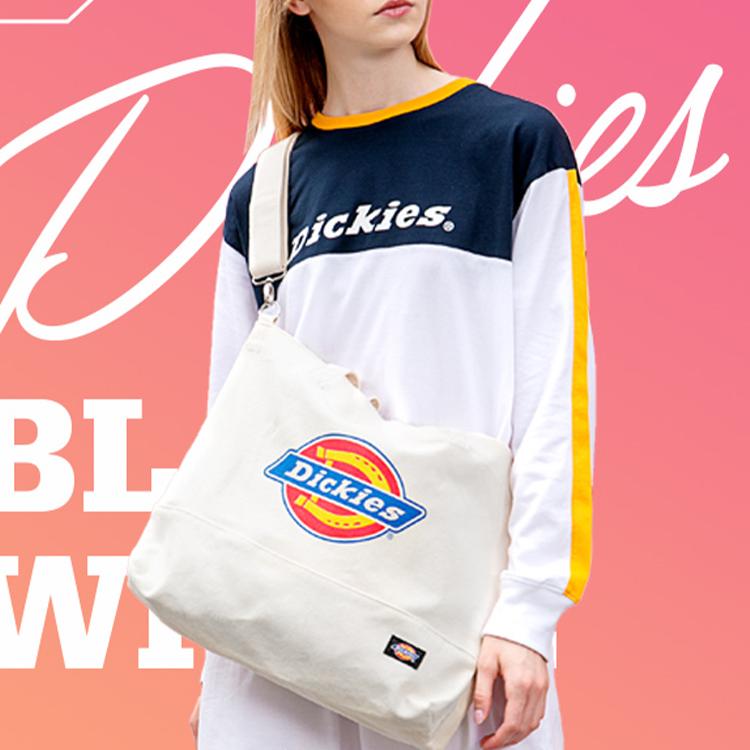 Dickies Yam Fabric Canvas Bag, Handbag, Shoulder Bag, Crossbody Bag Regular Unisex Ecru 192U90LBB31WH02