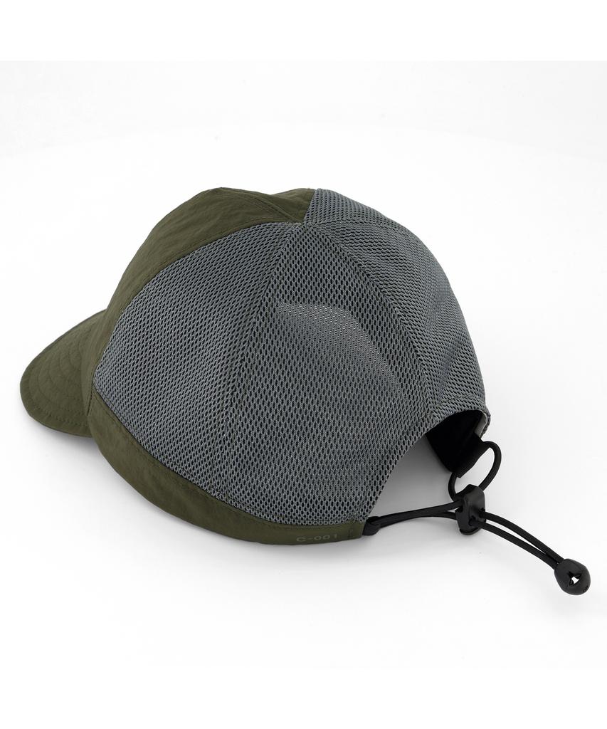 Yualeichi Mesh Short Brim String Ball Cap Breathable Running Outdoor Ball Cap Urh - C - 001 - Mipan Regen - Mesh - Dol