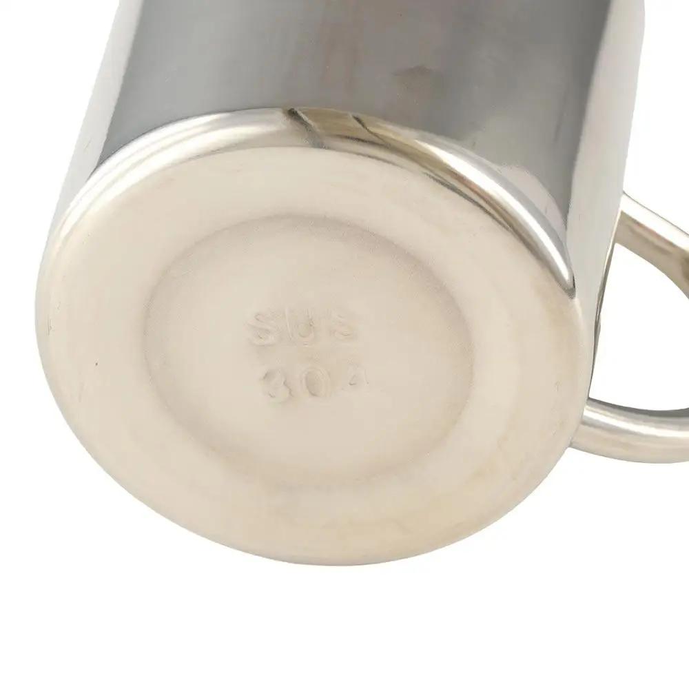 BPA-vrij Roestvrij Staal Koffiemok Dubbele Wand Handvat Drinkwaterbeker Vaatwasserbestendig Onbreekbaar Theekopje Huis