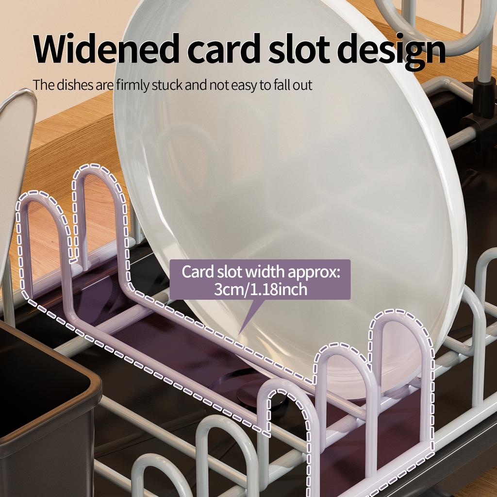 Long Pot and Dish Drain Rack