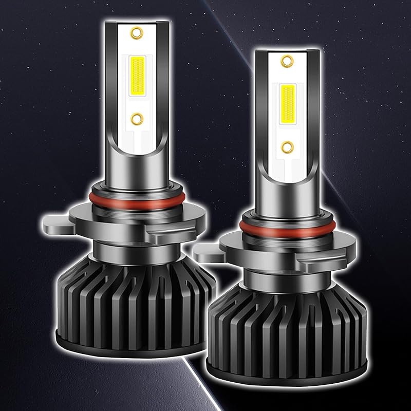 9006 Light Bulbs Compatible For 2006-2015 Toyota RAV4 Super Brightness 6000K Car Front Led Headlight With Built-In Driver, High And Low Beam Fog
