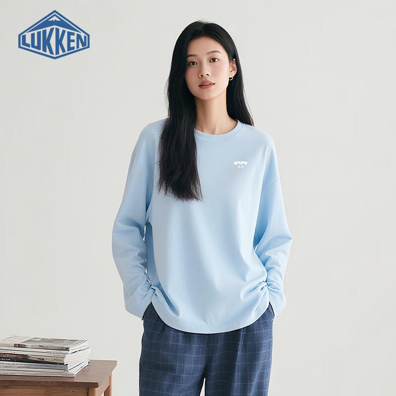 LUKKEN Women s Basic Long Sleeve Round Neck Cotton T-Shirt S