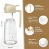 Olive Oil Sprayer Mister for Cooking,16oz/470ml Glass Oil Spray Bottle,2 In 1 Food-grade Oil Dispenser Bottle For Kitchen