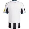 Adidas Striped Logo Slim Fit Soccer Shirt Men Tops Black JI7382
