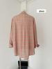 Women's American Retro Plaid Long-Sleeve Cotton-Linen Shirt Jacket