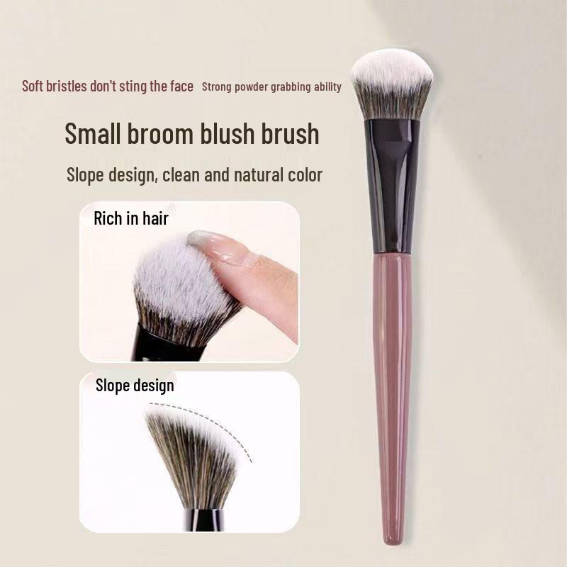 Small Angled Blush & Contour Brush - Soft Bristles, Versatile Makeup Tool Synthetic Fiber 150 Contour Brush