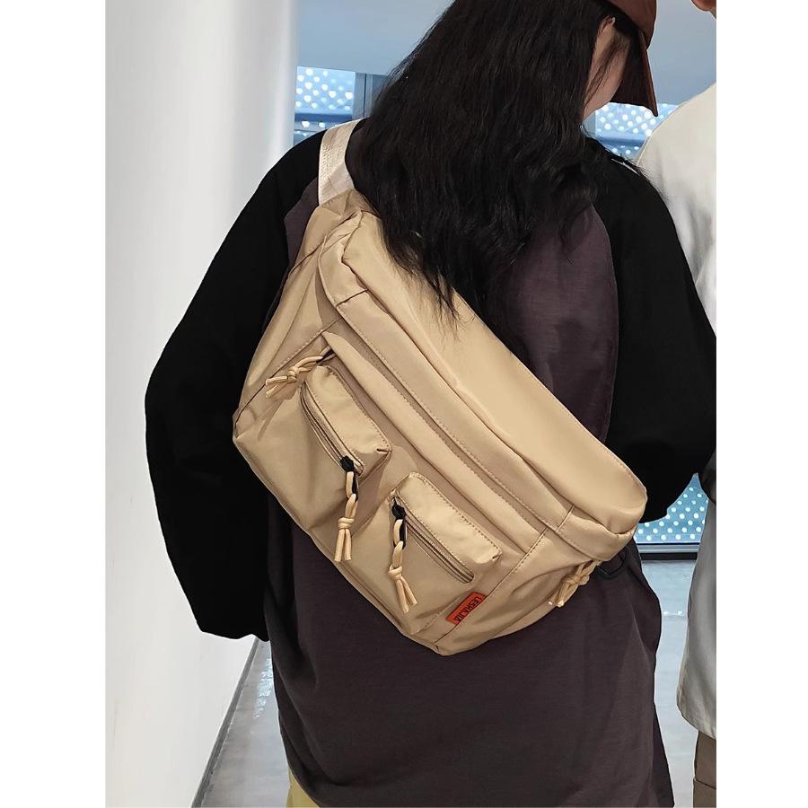 Customer Order 2025 New Autumn and Winter Functional Wind Couple Shoulder Backpack Men's Retro Fanny Pack Locomotive Cycling Bag Messenger Bag