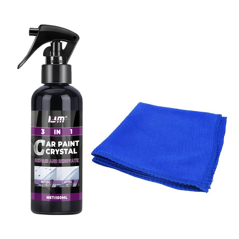 

Средство для кристального покрытия автомобильной краски 3-в-1 - Гидрофобный слой, Полировальная формула, Высокое качество и всепогодная защита, Восстанавливает краску 100ml