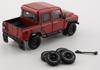 Creations Land Rover Defender 110 16 Pickup Orange Scale 64B0267 B-M (RHD) 1/64