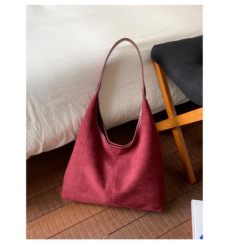 Retro Matte Large Capacity Shoulder Tote - Fall/Winter 2025 Women's Bag