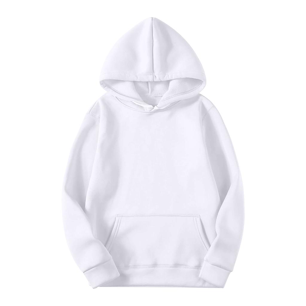 Men's Casual Loose Sweatshirt Color Drawstring Large Pocket Hoodie Sports Sweatshirt