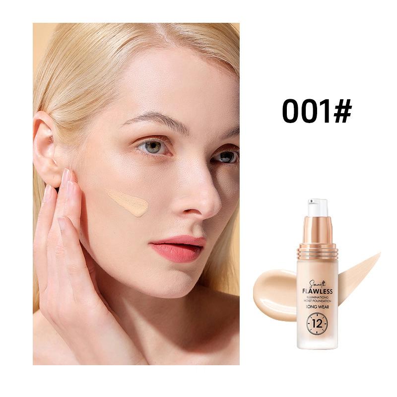 

Foundation Liquid Concealer Lasting No Makeup Matte Moisturizing Brightening Foundation Cream Moisturizing 1#