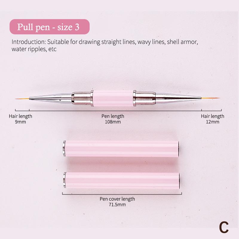 Nail Art Brush Professional Thin Liner For Manicure Decoration Brushes Set Nails French Paint Uv Gel Acrylic Decorating Tools