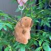 Capybara Plush Whimsical Doll Keychain Adorable Animal Pendant Gift Perfect
