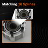 40250-2S610 Für Nissan 4x4 D21 D22 Pickup Xterra Pathfinder Navara Freilauf-Sperrnabe Vorhängeschlösser 28 Keile Autozubehör