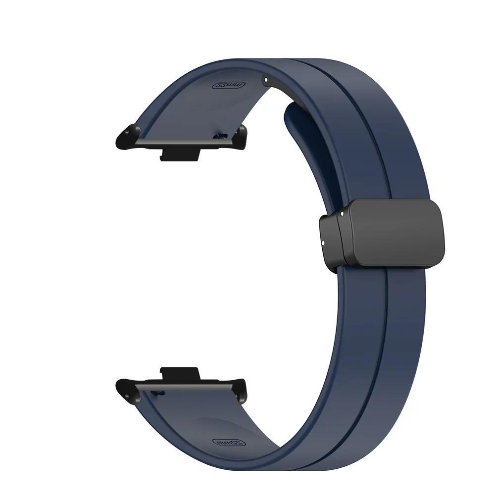 Silicone Wristband for Xiaomi Redmi Watch 4 5 Smart Strap Replacement Corre Magnetic Bracelet Mi band 9 Pro Mi band 8 Pro Band