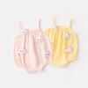 Summer Baby Pure Cotton Clothes, Cute Doll-Style Newborn Romper, Infant One-Piece Crawling Suit