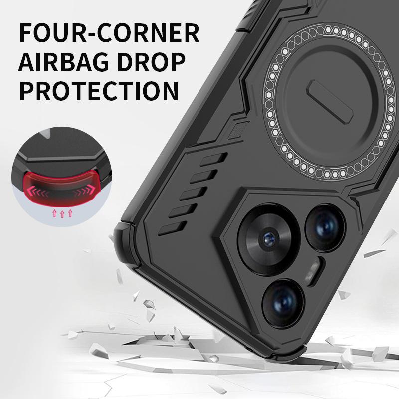KEYSION Hollow Heat Dissipation Case for Huawei Pura 70 Pro+ Magnetic Cooling Shockproof Phone Cover for Huawei Pura 70 Ultra