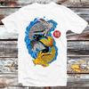 Unisextahan Ikan Koi Fish Japan Yin Yang T Shirt B825