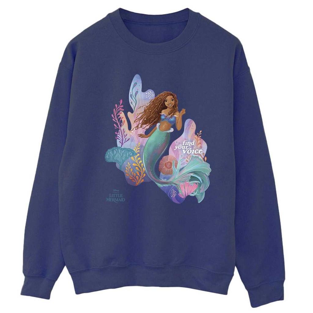 The Little Mermaid Womens/Ladies Find Your Voice Movie Sweatshirt
