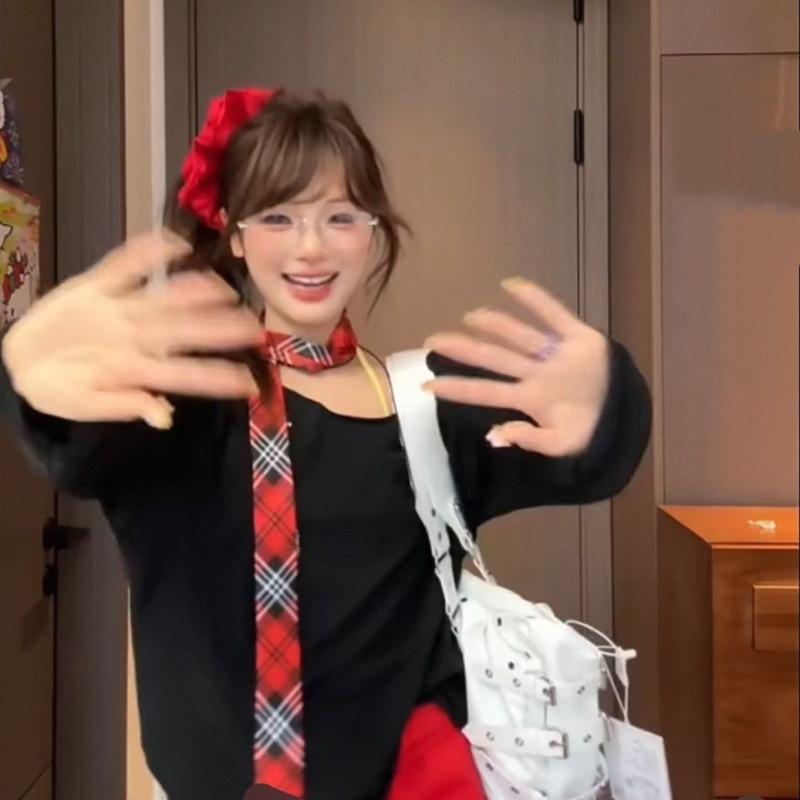 Long Skinny Plaid Striped Waist Belt With Jeans Necktie Scarf Decorative Accessory Personality Hairband Fashionable Accessory