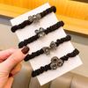 Diadema de aleación Lazo para el pelo - Cuerda para el pelo vintage de alta gama Bucle de intestino delgado Banda elástica - Accesorio para mujer Decoración del pelo