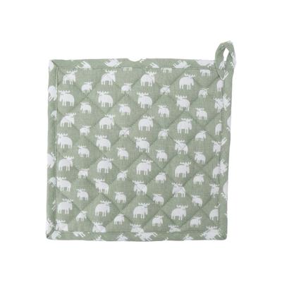 Moz Trivet, Green, Scandinavian, Stylish, Cute Pot Holder, Fabric, Kitchen