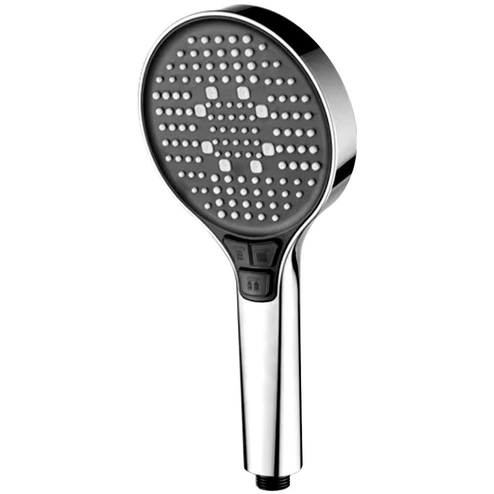 New 13CM Adjustable 6 Speed Button Shower Head Bathroom High Pressure Water Saving Shower Mixer Nozzles Set Bathroom Accessories