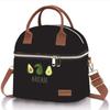 New Adult Portable Handheld Double-layer Insulated Lunch Bag for Work and School Lunch Bag
