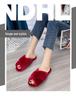 Women's Cozy Cross Fluffy Slippers for Autumn/Winter - Indoor Flat-Bottom Slippers for Home