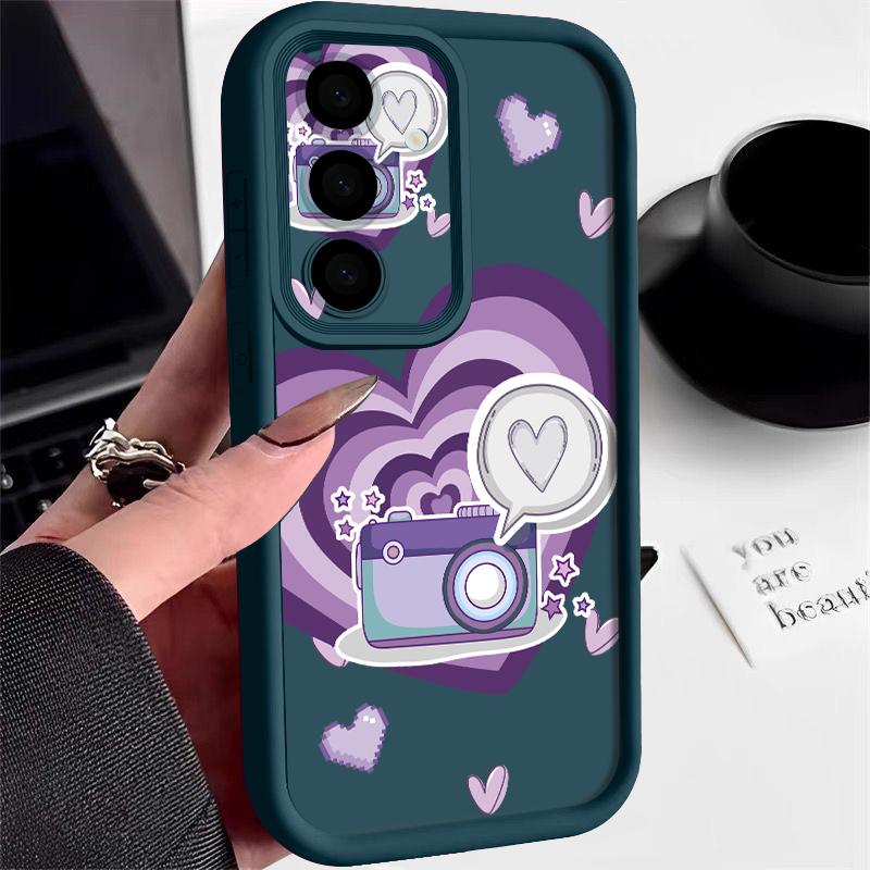Love Hearts Print Case For Samsung A57 A37 A27 A17 S26 Ultra S25 FE A56 A36 A26 A16 A55 A35 A25 A15 A54 5G S21 S22 S23 S24 Plus Shockproof Cover