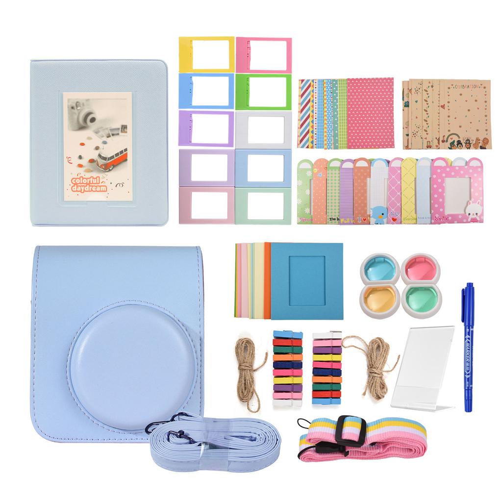 Instant Camera Accessories Bundle Kit Replacement for Fujifilm instax mini 12 with Camera Bag Camera Strap Photo Album