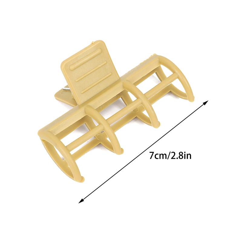 

10 шт. Зажим-изолятор для завивки волос, термостойкий, предотвращающий скольжение, пружинный зажим высокого натяжения, зажимы-ролики для парикмахерских инструментов 10pcs