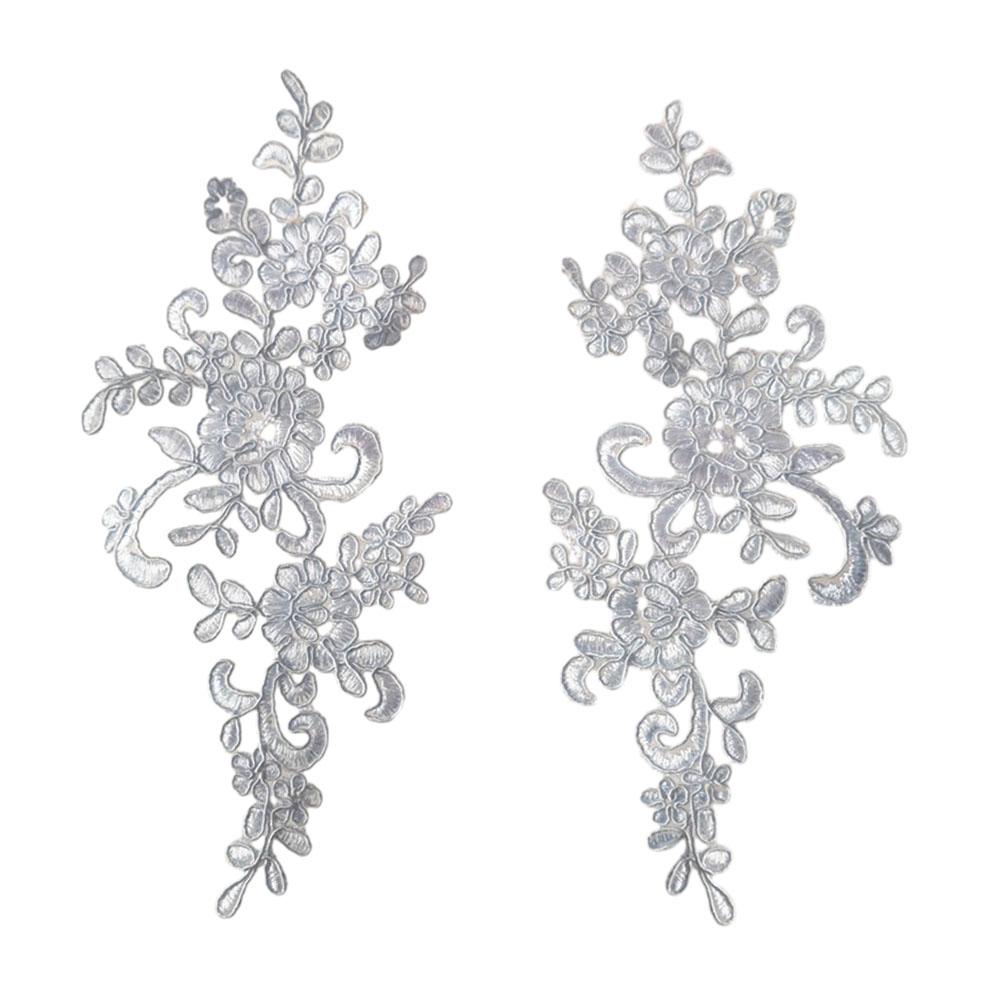 

D Цветочные Декоративные Наклейки Кружевной Ткани Вышивка A