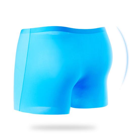 Men Boxers Shorts Ice Silk Men Panties Seamless U Convex High Elasticity Underwear Man Underpants Panties Male Ultra-thin Breathable Briefs