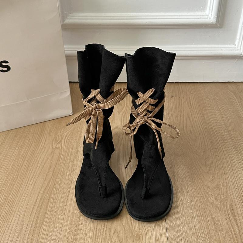 Fashion Roman Sandals Fashion Womens Shoes 2025 Summer Heels Flip Flops Platform All-Match Gladiator Luxury Girls