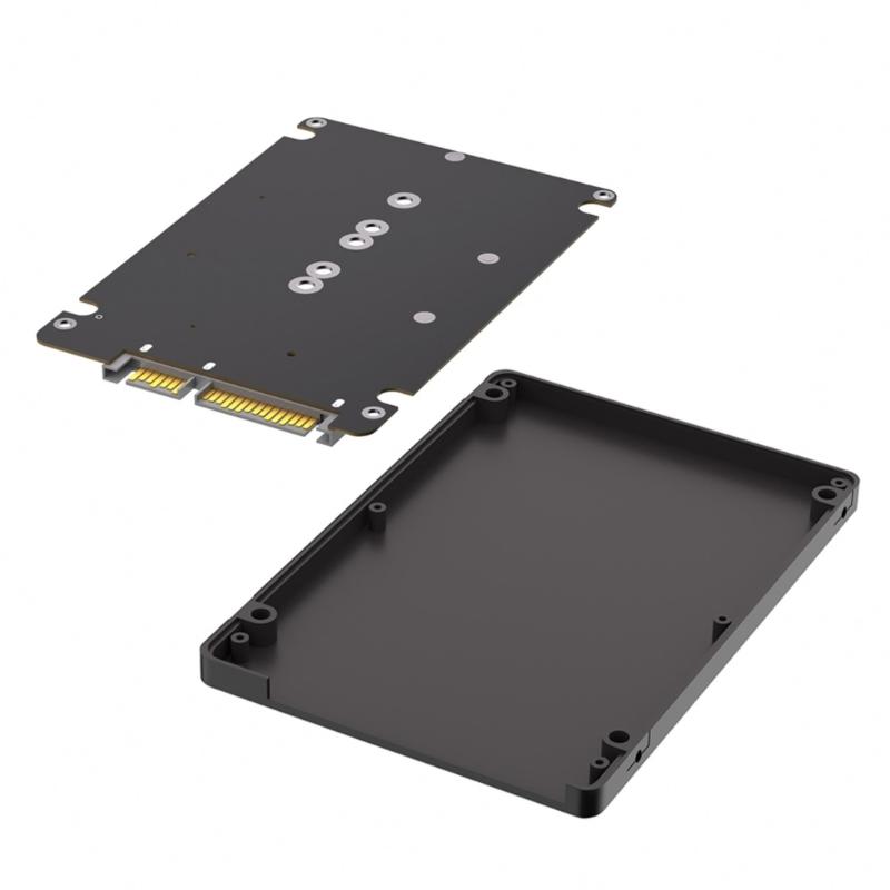 M.2 NGFF Msata SSDs zu SATA3.0 2,5-Zoll M.2 SSDs Konverter Riser-Kartenadapter für 2230 2242 2260 PC-Laptop-Add-On-Karte 6 Gbit/s