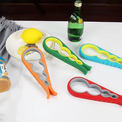 1/2 Multifunctional Cap Opener Four-In-One Cap Opener Can Opener Labor-Saving Cap Opener Kitchen Daily Necessities Bottle Opener