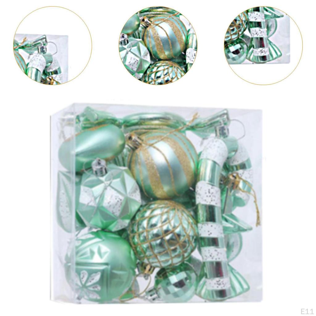 16 Pieces Christmas Decoration Hanging Pendant Photo Props Decorative Gifts Ornament Celebration for
