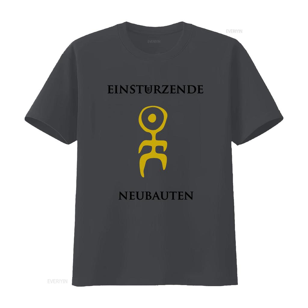 Einstürzende Neubauten Band Logo Print Mens T Shirt Fashion  vintage Washed fashion Soft Breathable Comfortable Unisex Casual