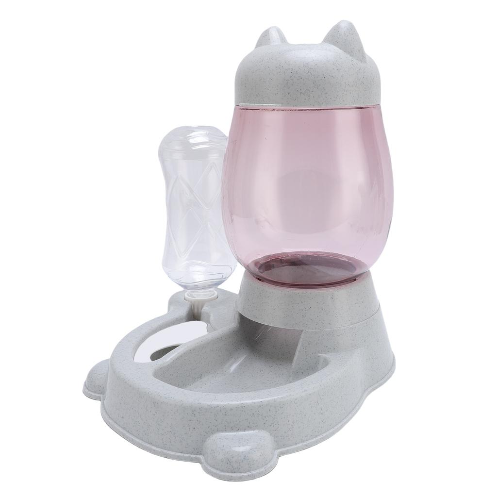 Distribuitor Automat de Apă pentru Animale de Companie cu Bol Multifuncțional Capacitate Mare Set Hrănitor și Adăpător