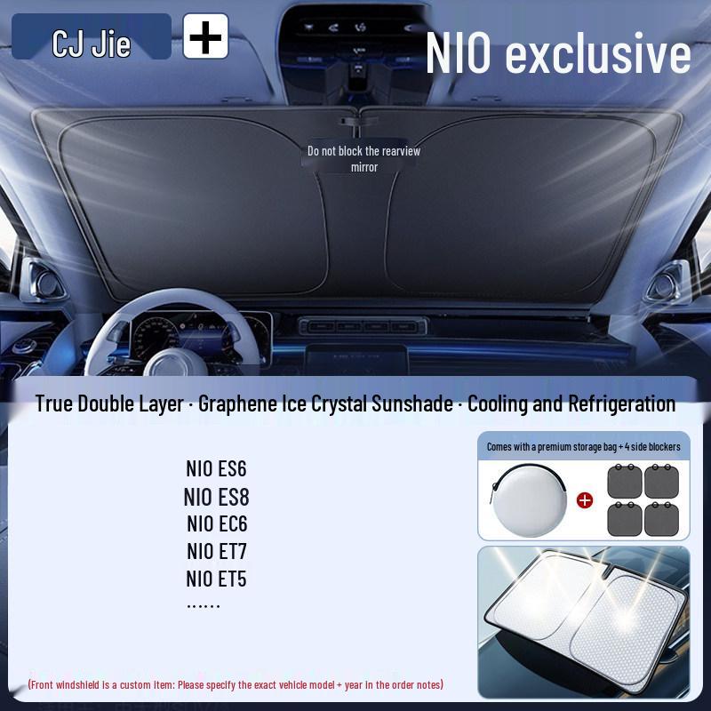 Car Windshield Sunshade Umbrella - Heat and Sun Blocker Visor Cover