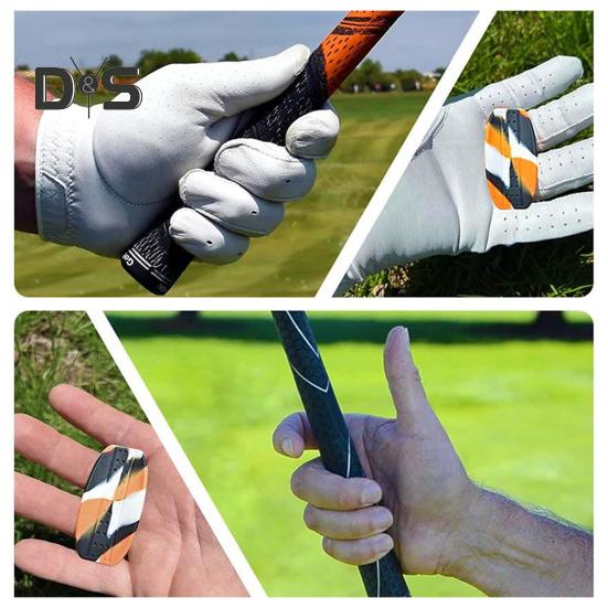 2 Stück Golfschlägergriffe, Golfschwung-Haltungskorrektor, Golfschläger-Handgriff-Trainingshilfe, Golfzubehör für das Golftraining im Freien und im Innenbereich